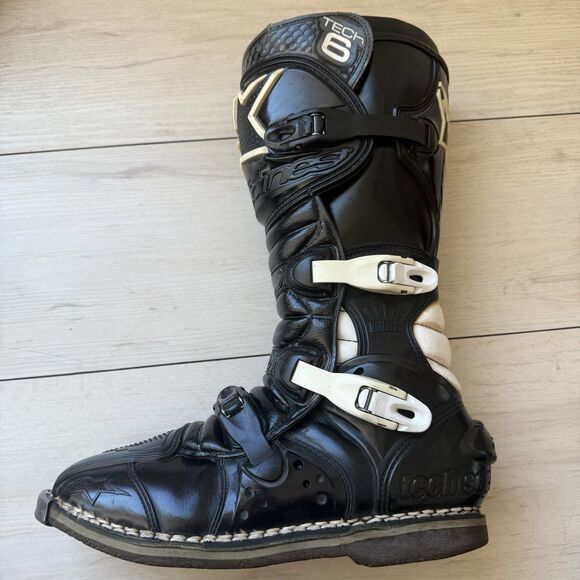 Alpinestars TECH 6 Men US  10 Black Motorcycle MotoCross Boots Tech series main image 5